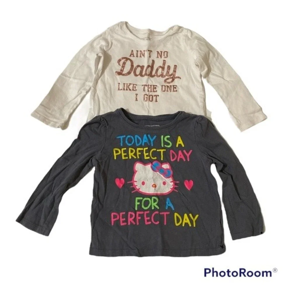 Gymboree The Children's Place Hello Kitty old navy Lot Of 5 Tees Size 18-24 mo